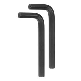 Zaplyte 640283254211 2pcs Hex Key Wrench 9mm Cr-v L-shape Hexagon Metric Wrenches Black