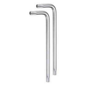 Zaplyte 640283544978 2pcs T30 Tamper Proof Torx Star Key Bit Wrench 3.78 Inch Cr-v Hand Tool
