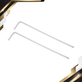 Zaplyte 669739985455 3/32 Inch Ball End Hex Key Wrench L Shaped Long Arm 40cr Repairing Tool Sae 2pack