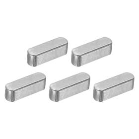 Zaplyte 672668574775 5pcs Round Ended Feather Key 5x5x16mm Carbon Steel Parallel Drive Shaft Keys