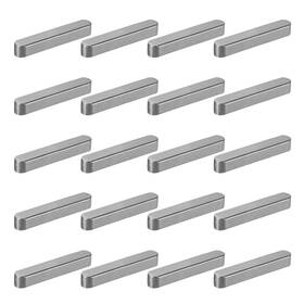 Zaplyte 676766963332 20pcs Round Ended Feather Key 50x8x7mm Drive Shaft Parallel Keys