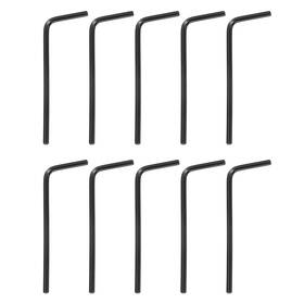Zaplyte 678202812327 40pcs Hex Key Wrench 5/64 Inch L-shape Hexagon Sae Wrenches Black