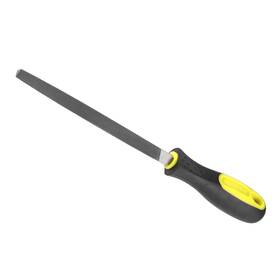 Zaplyte 724117556488 Triangular File 6 Inch High Carbon Steel Medium Double Cut With Anti-slip Grip