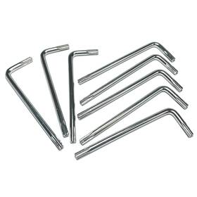Zdingtech 717203386687 8pcs T15 Torx Bit Anti Tamper Proof Star Key Wrench