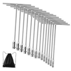 Zhengjiake 787056538977 T-handle Socket Wrench Set 14pcs Metric Handle Wrenches - 6 7 8 9 10 11