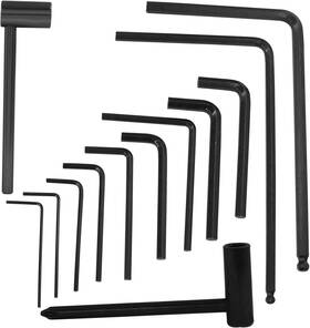 Ank250429-009 Zorveiio 13 Pack Guitar Allen Wrench Set Including 4mm And 5mm Lengthened Ball End Truss R Ank250429-009 Zorveiio 13 Pack Guitar Allen Wrench Set Including 4mm And 5mm Lengthened Ball End Truss R