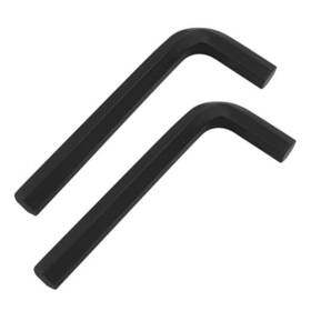 Ank250610-11 Zorveiio 2pcs 12mm Hex Key Allen Wrench Small L-shaped Hexagon Head 12mm-2pcs Black