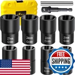 Topec Bolt Extractor Set 10 Piece Lug Nut Remover Socket Tool 1/2 Drive Impact. Fixed Price $62.58.