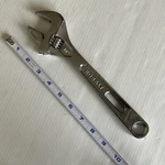 Kobalt 10" Adjustable Wrench 250MM Cr-v Mint A+. Fixed Price $8.99.