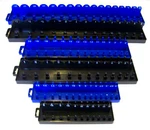 168PC Goliath Industrial Socket Tray Rack Rail Holders Black/blue Deep Shallow. Fixed Price $32.99.