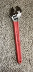 Nos Crescent 15" Chrome Adjustable Wrench Red Cushion Grip (AC115C) Usa Tool. Fixed Price $152.99.
