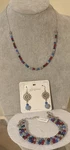 Brighton Nwt Kyoto Bloom Beaded Short Necklace Bracelet Earrings Set RP:$254. Fixed Price $87.50.