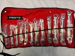 Proto Combination Wrench Set Tools, 8 Mm 19 Range JSCRMT-12S. Fixed Price $215.99.