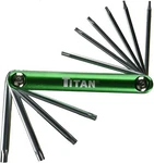 Titan 12710 Tamper Resistant Folding Star Key Set. Fixed Price $16.81.