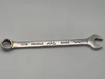Mac Tools Usa CL182KS Sae 9/16" Knuckle Saver Polished Chrome Combination Wrench. Fixed Price $39.99.