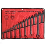 16 Piece Sae Combination Wrench Set, To 1-1/4" With Roll .... Fixed Price $70.84.