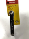 Great Neck 17001 Piece Hex Star Torx Key Set T9, T10, T15, T20, T25, T30, T40. Fixed Price $7.15.