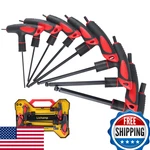 Lichamp 8 Pieces Metric Handle Allen Wrench Set 2-10 Mm Ball Head Standard. Fixed Price $33.84.