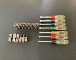 Craftsman 3/8-3/4 Sae Swivel Sockets, Allen Nut Drivers. Fixed Price $90.00.