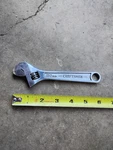 Craftsman 6" 150MM Adjustable Wrench, Part # 44602 Made In Japan. Fixed Price $15.96.