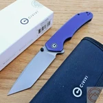 Civivi Brazen Linerlock Folding Knife 3.5" D2 Tool Steel Blade Purple G10 Handle. Fixed Price $49.30.