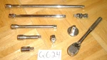 Mac Tools 9 Piece 3/8 Drive Ratchet 5 Extensions, Universal And 2 Adaptors. Fixed Price $190.00.