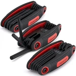 25PC Allen Wrench Set 3 Pack Sae & Metric Hex Keys + Torx Folding Tool Kit. Fixed Price $17.99.