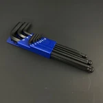 Metric 9 Pieces Hex Wrench Set Long Arm Ball End With Tool Holder New. Fixed Price $11.99.