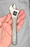 1921 Kilborn & Bishop 6 Inch No 22 1/2 Crescent Adj Wrench. Fixed Price $39.95.