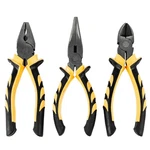 Heavy-duty Combination Pliers Set 3PC, Soft-grip Handles, Shearing Tools. Fixed Price $33.88.