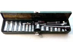 Sk Tools 3/8 Drive 22-PC Socket Set Ratchet Extentions Universal Usa W/box. Fixed Price $74.99.