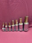 Snap-on 7PC 1/2" Metric Mm Hex Bit Standard Socket Driver Set 307ESAMY. Fixed Price $169.99.