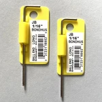 2 Each 1/16" 16903 Bondhus Briteguard Sae Ball-end Hex Key. Fixed Price $5.95.