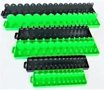 168PC Goliath Industrial Socket Tray Rack Rail Holders Green/black Deep Shallow. Fixed Price $32.99.