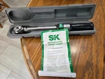 Sk Tools Micrometer Torque Wrench 74025 3/8IN 13IN 250LB/IN 29.03 Newtwon/meters. Fixed Price $89.50.