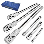 Pride&craft 6-PIECE Flex Head Ratchet Set 1/4", 3/8", 1/2" Drive 72-TOOTH. Fixed Price $78.51.