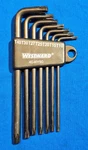 Westward Tamper Torx, Key, Set, Long, 40WY90, Pc, T10/T15/T20/T25/T27/T30/T40. Fixed Price $9.95.