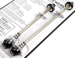 Halo Hex Key 100/135MM Bolt-on Skewer Set Black Front/rear Road/fixie Bike Cr-mo. Fixed Price $23.50.