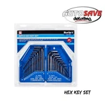 Bluespot 30 Pce Hex Key Set (0.7-10MM) (0.028"-3/8"). Fixed Price $17.53.