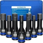 10PCS 1/2" Drive Metric Impact Allen Hex Bit Socket Set 42CRMO With Storage Case. Fixed Price $52.99.