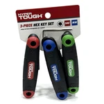 Hyper Tough 3 Piece Folding Hex Key Set Metric Multicolor Sae Star 1272V New. Fixed Price $14.99.