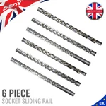 6 Pcs Socket Rail Storage Holder Organizer Tray Set 1/2" 3/8" 1/4" Square New. Fixed Price $12.99.