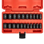 Neiko 02432A 3/8 Drive Sae And Metric Impact Socket Set 21 Piece, Red. Fixed Price $42.99.