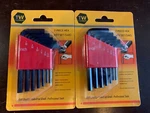 7-PIECE Hex Key Set Sae Tuffwork New! 5/64" To 1/4" 244-6951. Fixed Price $7.59.