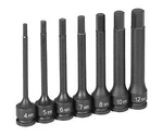 Grey Pneumatic 1247MH 3/8" Piece 4" Length Metric Hex Driver Set New. Fixed Price $99.26.