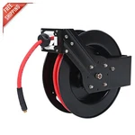 Universal 50FT Air Hose Reel - Automatic Rewind With Solid Brass And Steel Build. Fixed Price $220.97.