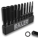 Metric Hex Bit Set, 10-PIECE Head Allen Wrench Screwdriver Set. S2 Stee. Fixed Price $16.99.
