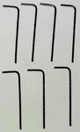 Unbrako Hex Key .035" Short Arm Allen Wrench Alloy Steel Lot Of 7. Fixed Price $10.25.