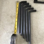Rock River 1/2" Hex Drive Long Arm Standard Key, Qty: 5. Fixed Price $35.00.
