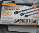 Horusdy 3PC Click Torque Wrench Set 1/4 3/8 1/2 Ratcheting Adjustable. Fixed Price $30.00.
